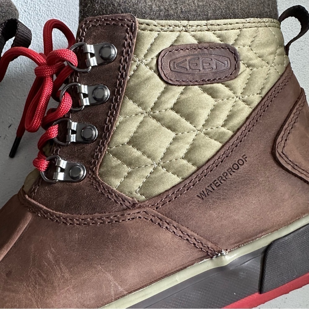 KEEN Women's Belleterre Ankle Quilted Waterproof Boots. - Picture 3 of 11
